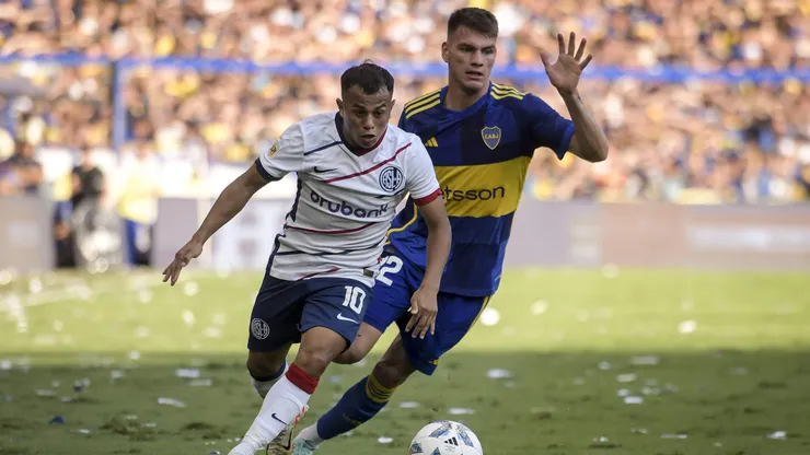 Boca y San Lorenzo se enfrentaron en La Bombonera.