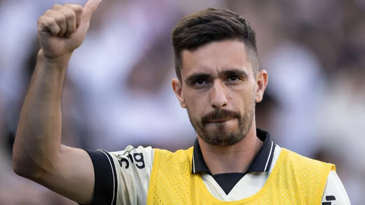 Igor Coronado, en el duelo entre Corinthians y Santo André por el Campeonato Paulista.