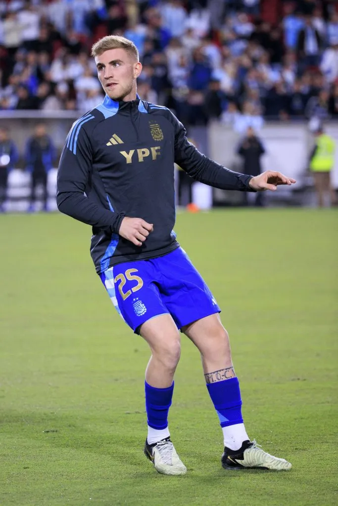 Valentini fue suplente en el amistoso contra Costa Rica. (Foto: IMAGO)