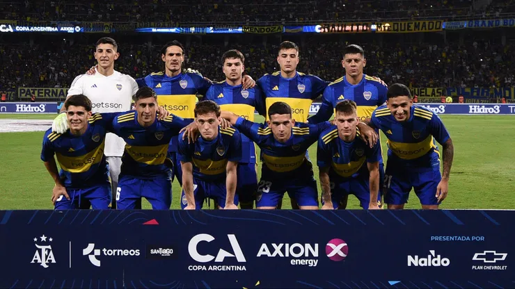 Los titulares de Boca ante Central Norte.