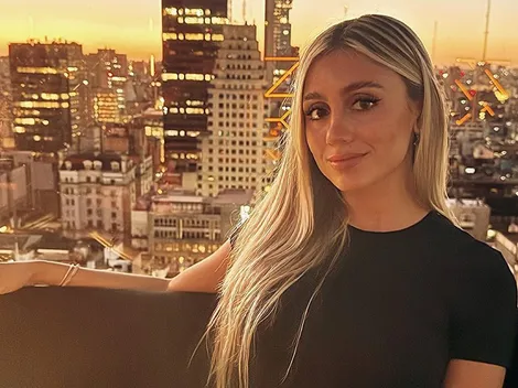 La frase de Morena Beltrán sobre Exequiel Palacios que causó bronca en redes: "Ven fútbol de espaldas"