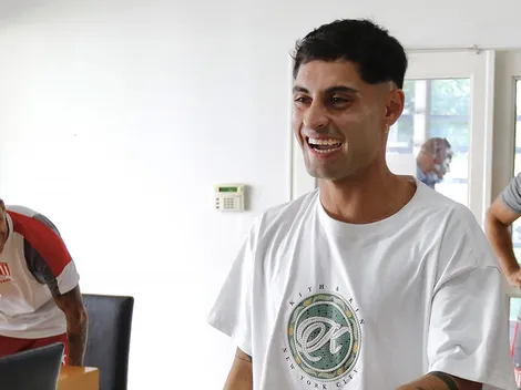 Javier Altamirano se reencontró con el plantel de Estudiantes