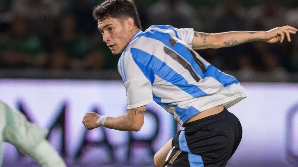 Matías Soulé con la Selección Argentina Sub 23 y su golazo ante México