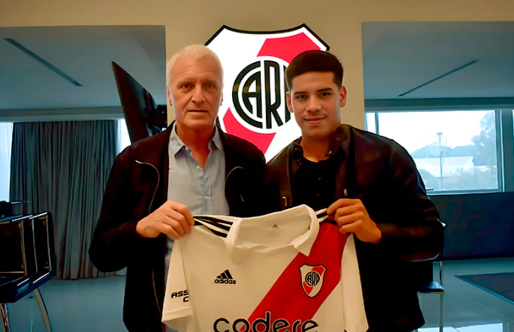Daniel Zabala tiene contrato con River hasta 2025. (Prensa River)