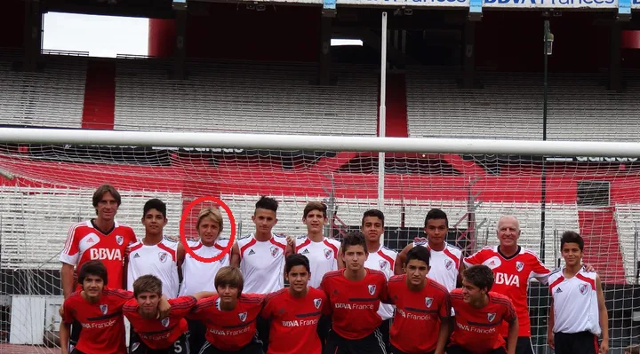 Mateo Retegui se inició en River. (Foto: Prensa River).