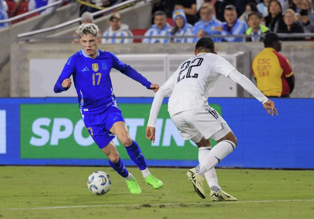 Garnacho jugará su primera Copa América. (Foto IMAGO)