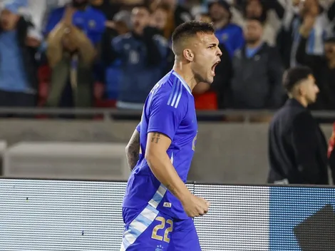 Con comentario de Garnacho incluido: Lautaro Martínez sacó chapa en redes tras su gol en la Selección