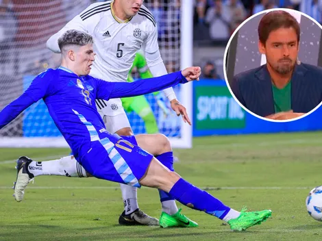 La evaluación negativa que hizo Closs de la producción de Garnacho con Argentina