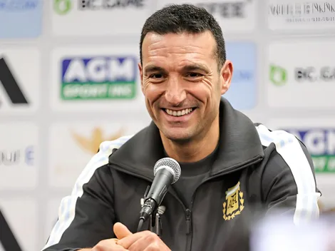 El emotivo encuentro que protagonizó Scaloni tras el partido de Argentina