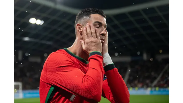 El astro portugués dejó furioso el terreno de juego.