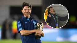 La reacción viral de Pablo Aimar tras el gol de Lautaro Martínez: "Es un meme"