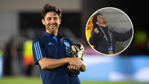 La reacción viral de Pablo Aimar tras el gol de Lautaro Martínez: "Es un meme"