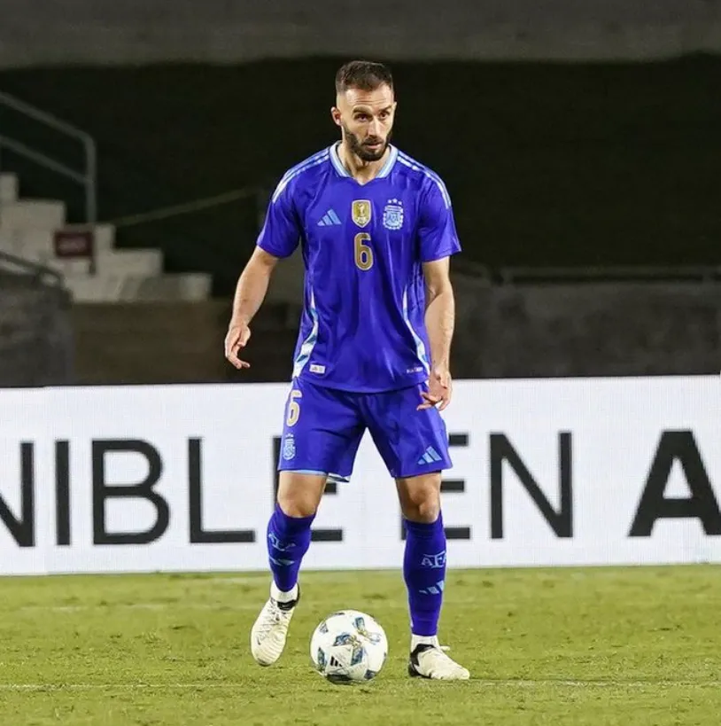 Pezzella tuvo acción en el amistoso con Costa Rica. (Foto: @germanpezzella)