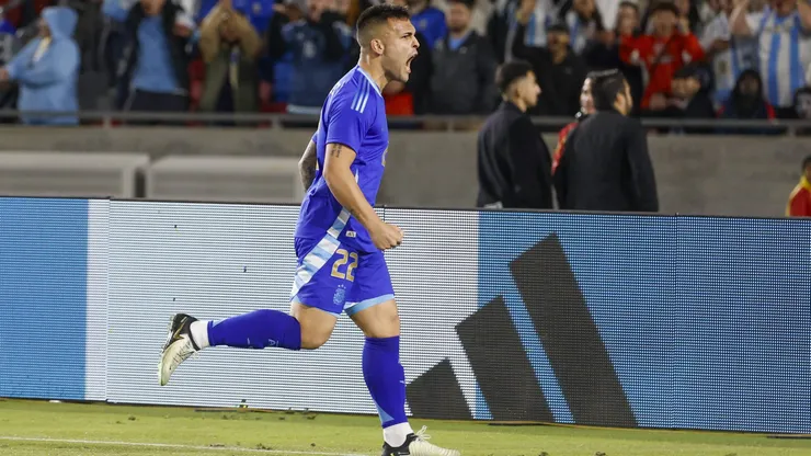 Lautaro Martínez marcó su tanto número 22 en la Selección Argentina e igualó a Daniel Passarella y Leopoldo Jacinto Luque.