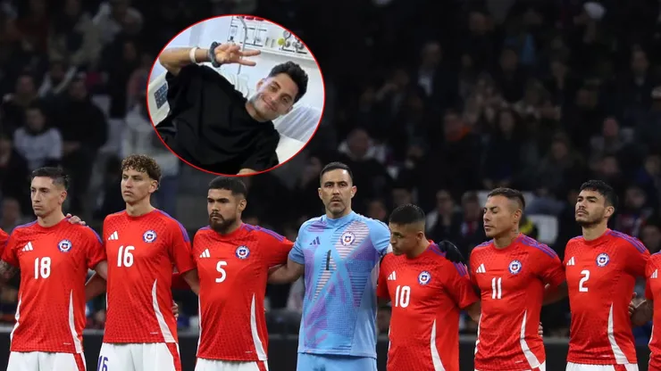 Altamirano, homenajeado en Francia vs. Chile.