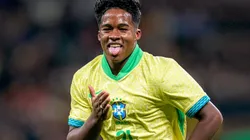 Endrick convirtió, con Brasil, su primer gol en el Santiago Bernabéu