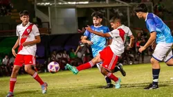 Tobías Bacar en acción.