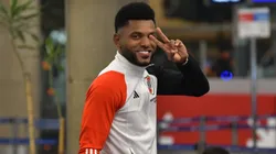 Miguel Ángel Borja celebró la eliminación de Boca.