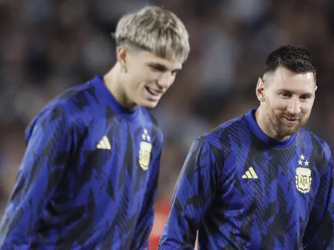 La brutal respuesta de Alejandro Garnacho cuando lo acusaron de ignorar a Lionel Messi en la final de Copa América