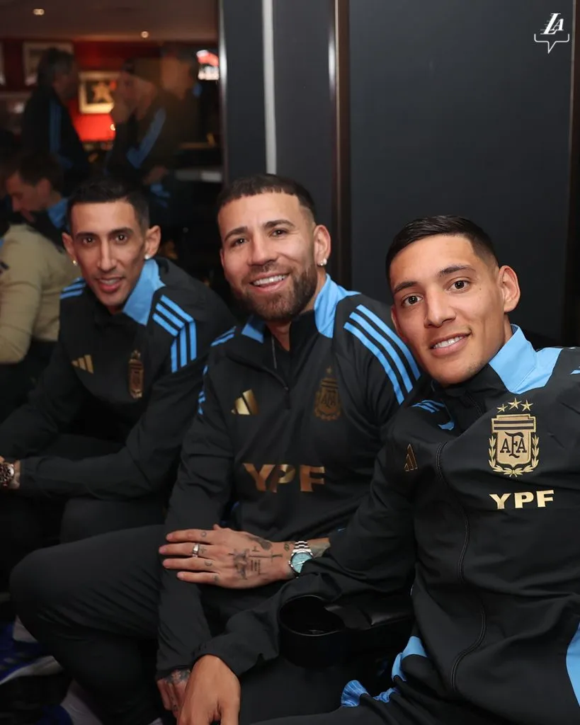 Angelito, Ota y Molina. (Foto: @NBALatam).