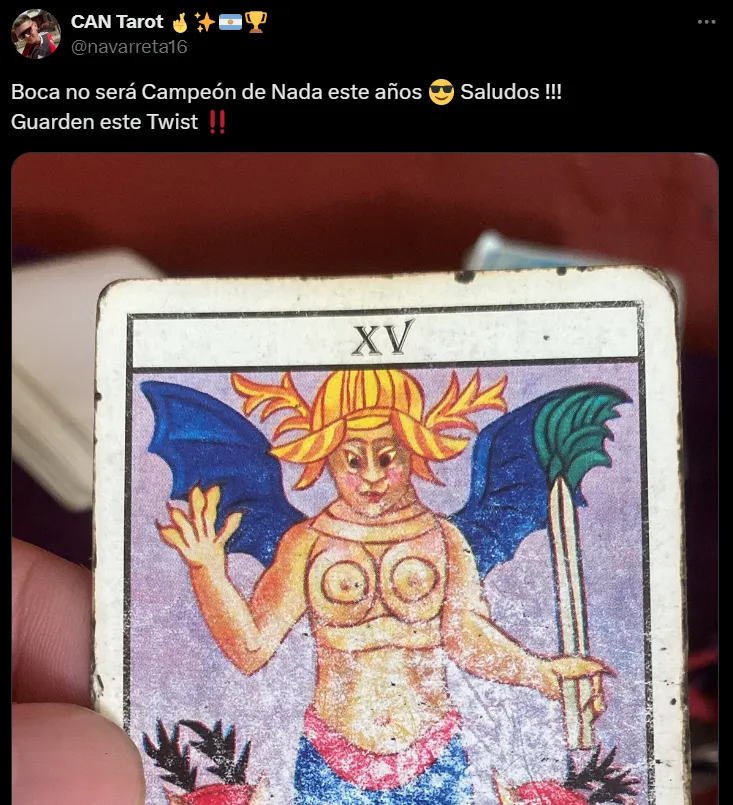 La predicción de Can Tarot. (Foto: X)