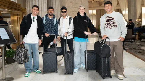 Enzo Fernández, Nico González, Lautaro Martínez, Alejandro Garnacho y Licha Martínez.