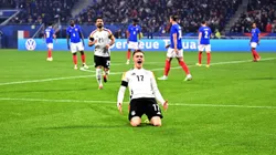 El alemán abrió el partido con un golazo.