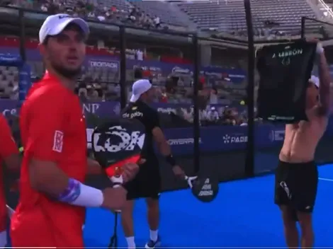 ¡A lo Messi! El provocador festejo que casi desata una pelea en un partido de Padel