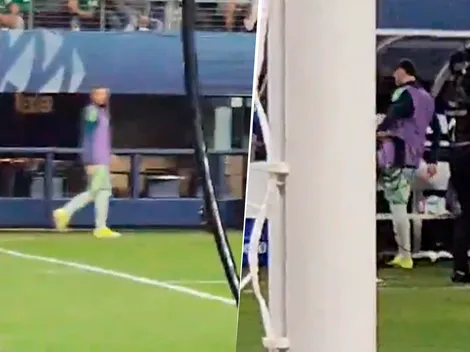 La furia de Santi Gimenez, el argentino que es suplente en México