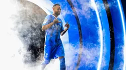 Neymar en su presentación en Arabia