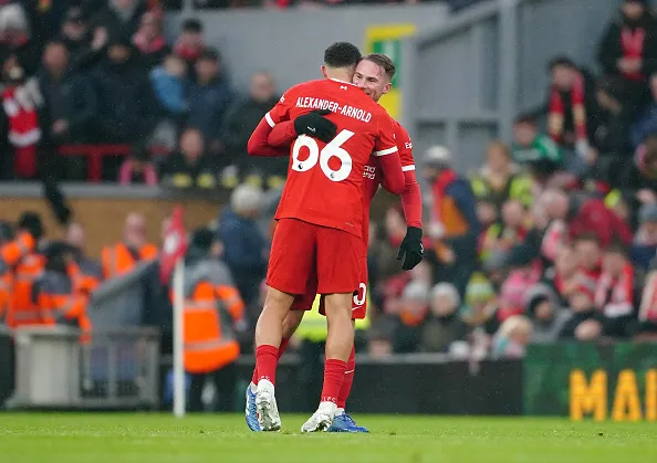 Alexander Arnold ya no jugará en la presente temporada por una lesión de ligamentos.