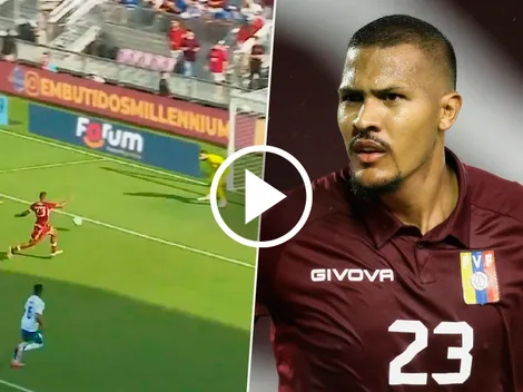 VIDEO | Penal y chance abajo del arco: los insólitos fallos de Rondón ante Italia