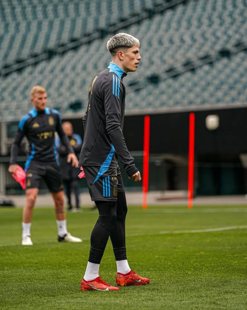 Alejandro Garnacho peleará por un lugar en la Copa América. (Foto: Instagram).
