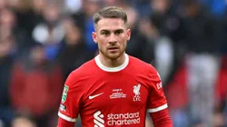 Alexis Mac Allister, en la final de la Carabao Cup entre Liverpool y Chelsea.