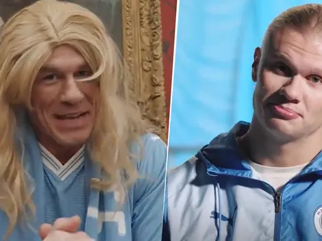 Es viral: John Cena y Erling Haaland presentaron la gira del Manchester City por Estados Unidos