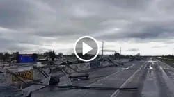 Tremendas imágenes de 9 de Julio.