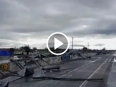 La tormenta supercelda en Buenos Aires arrasó con el Autódromo de 9 de Julio