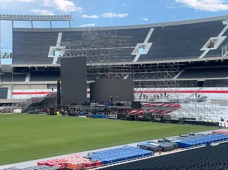 Vuelven los recitales al Monumental: ya se trabaja en el escenario para los shows de María Becerra