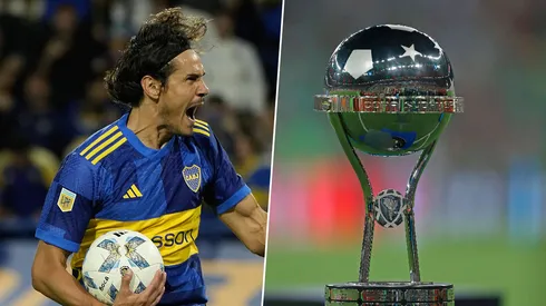 Cavani va por su primer título con Boca.