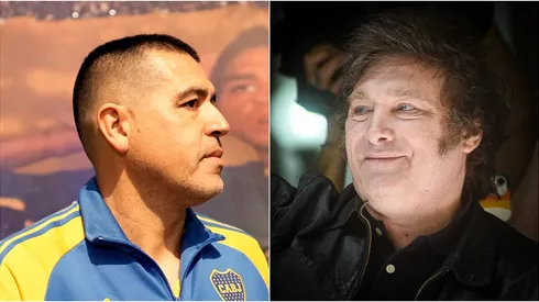 Juan Román Riquelme - Javier Milei.