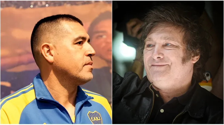 Juan Román Riquelme - Javier Milei.