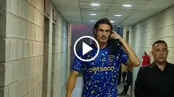 El gesto de Cavani tras el episodio de Altamirano.