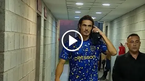 El gesto de Cavani tras el episodio de Altamirano.