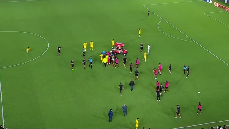 Susto en Estudiantes vs. Boca