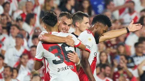 González Pírez, uno de los goleadores de la noche.