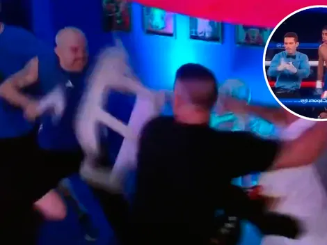 Escándalo con piñas y sillazos en plena velada de la Federación Argentina de Box