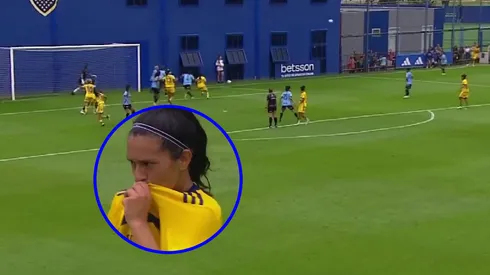 Eliana Stábile marcó su segundo gol olímpico consecutivo con Boca.