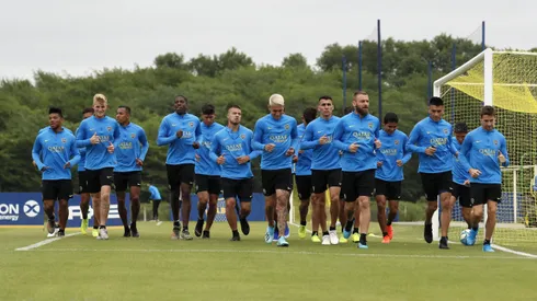 Plantel de Boca de 2019.