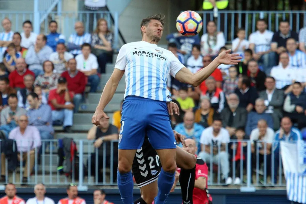 Martín Demichelis en Málaga en 2017. (Foto: IMAGO).