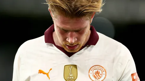 Confirman una nueva lesión de Kevin De Bruyne que preocupa a Guardiola y al Manchester City